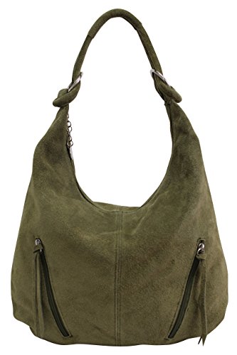 La bolsa de asas de cuero de las mujeres Bolso de gamuza Bolso de hombro Bolso de compartimiento Shopper grande WL822 (verde oliva) La bolsa de asas de cuero de las mujeres Bolso de gamuza Bolso de hombro Bolso de compartimiento Shopper grande WL822 (verde oliva)