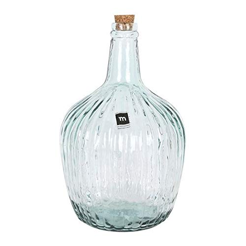 La Mediterranea Garrafa Vidrio Rayada con Tapón Apple, 8 l, Multicolor La Mediterranea Garrafa Vidrio Rayada con Tapón Apple, 8 l, Multicolor
