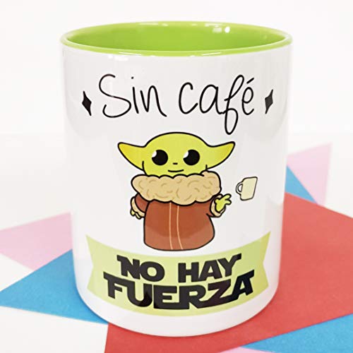 La Mente es Maravillosa - Taza con Frase y Dibujo. Regalo Original y Gracioso (Sin café no Hay Fuerza) La Mente es Maravillosa - Taza con Frase y Dibujo. Regalo Original y Gracioso (Sin café no Hay Fuerza)