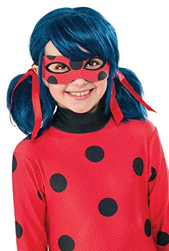 Ladybug - Peluca complemento de disfraz infantil, talla única (Rubie's Spain 32929) Ladybug - Peluca complemento de disfraz infantil, talla única (Rubie's Spain 32929)