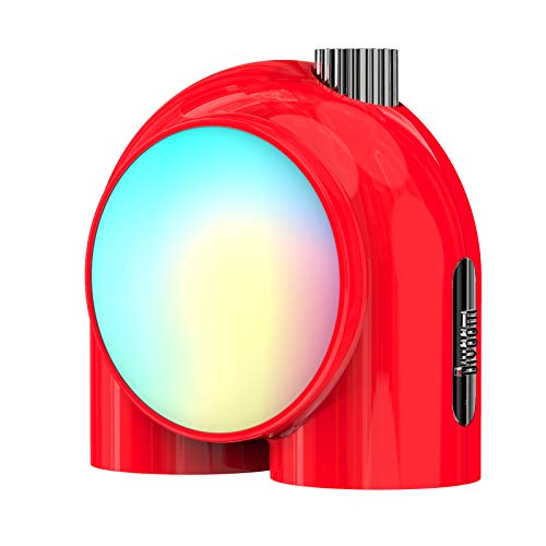 Lámpara de mesa inalámbrica inteligente Divoom Planet-9, luz de humor programable con LED RGB programable, luz nocturna para dormitorio, sala de juegos, oficina (red)