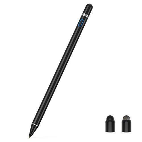 Lápiz Para Pantalla Táctil, Zspeed Lápiz Recargable de 1.5 mm de Punto Fino para Pintar, Lápiz Digital Compatible con Todas las Tabletas con Pantalla Táctil y Teléfonos Móviles para Dibujar y Escribir