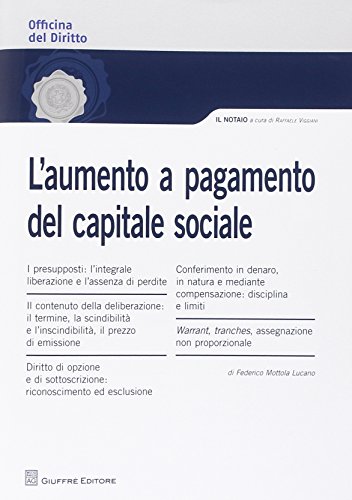 L'aumento a pagamento del capitale sociale