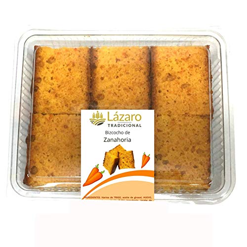 Lázaro Bizcocho de Zanahoria Calado 400g Lázaro Bizcocho de Zanahoria Calado 400g