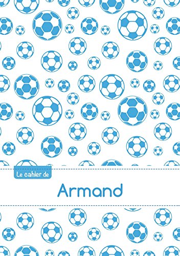 Le cahier d'Armand - Petits carreaux, 96p, A5 - Football Marseille (Enfant)