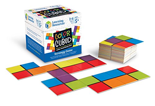 Learning Resources- Juego de Estrategia de Cuadrados de Colores, Multicolor (LER9283) , color/modelo surtido