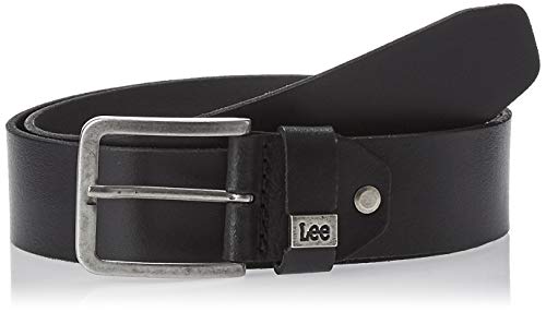 Lee Small Logo Belt Cinturón, Negro (Black 01), 100 para Hombre