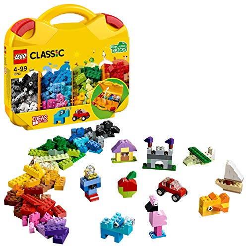 LEGO 10713 Classic Maletín Creativo, Divertidos ladrillos de colores vivos, Juego de construcción para niños