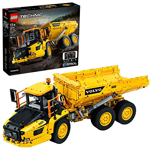 LEGO 42114 Technic Dúmper Articulado Volvo 6x6 Camión de Juguete, Vehículo de Construcción