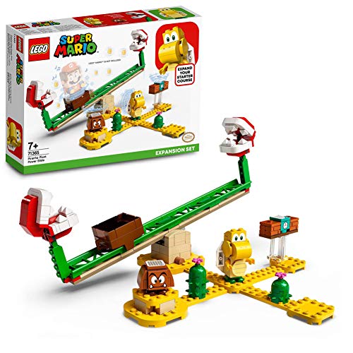 LEGO 71365 Super Mario Set de Expansión: Superderrape de la Planta Piraña, Juguete de Construcción