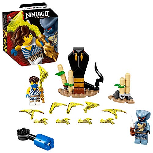 LEGO 71732 NINJAGO Set de Batalla Legendaria: Jay vs. Serpentine, Juguete de Construcción con 2 Figuras Ninjas LEGO 71732 NINJAGO Set de Batalla Legendaria: Jay vs. Serpentine, Juguete de Construcción con 2 Figuras Ninjas