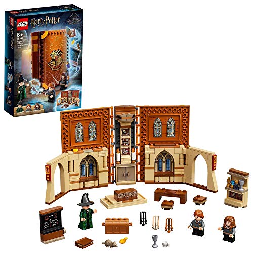 LEGO 76382 Harry Potter Momento Hogwarts: Clase de Transfiguración, Libro de Juguete Coleccionable, Set Portátil, Estuche de Viaje