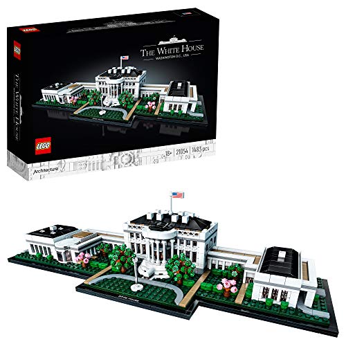 LEGO Architecture Architecture La Casa Blanca, Colección Lugares Emblemáticos para Adultos, Idea de Regalo Coleccionable, multicolor (Lego ES 21054)