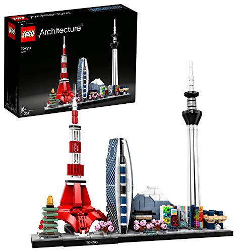 LEGO Architecture - Tokio, Maqueta para Montar el Skyline de la Ciudad Japonesa, Set de Construcción Coleccionable, Recomendado a Partir de 16 Años (21051)