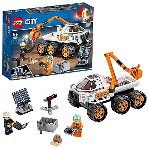 LEGO City Space Port Juguete de Construcción de Prueba de Conducción del Róver, multicolor (60225) LEGO City Space Port Juguete de Construcción de Prueba de Conducción del Róver, multicolor (60225)
