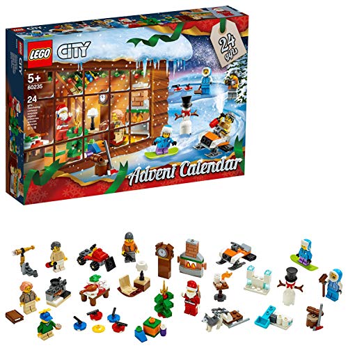 LEGO City Town - Calendario de Adviento 2019, Set con 24 Juguetes de Construcción, Incluye Minifigura de Papá Noel y un Perro Husky (60235) LEGO City Town - Calendario de Adviento 2019, Set con 24 Juguetes de Construcción, Incluye Minifigura de Papá Noel y un Perro Husky (60235)