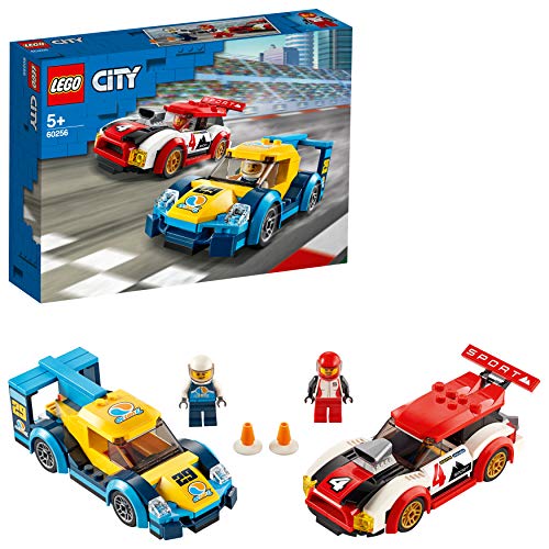 LEGO City Turbo Wheels - Coches de Carreras, Set de Construcción para Jugar a Competir, con los Dos Conductores, Juguete de Acción a Partir de 5 Años (60256) , color/modelo surtido LEGO City Turbo Wheels - Coches de Carreras, Set de Construcción para Jugar a Competir, con los Dos Conductores, Juguete de Acción a Partir de 5 Años (60256) , color/modelo surtido