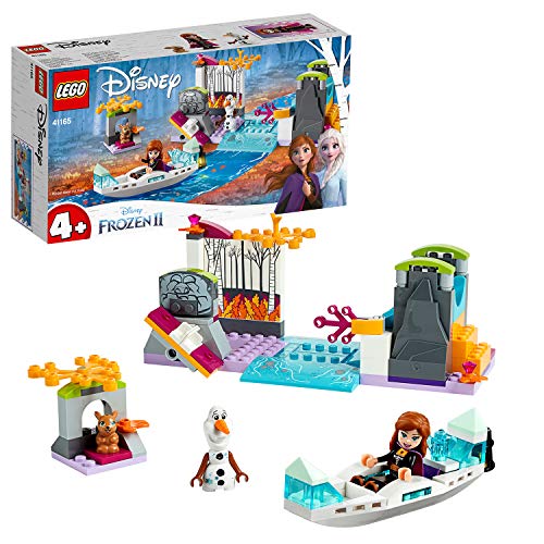 LEGO Disney Princess - Expedición en Canoa de Anna, Incluye Minifigura de Olaf y un Conejito, Piragua de Juguete para Construir, Juguete de Frozen 2 (41165) LEGO Disney Princess - Expedición en Canoa de Anna, Incluye Minifigura de Olaf y un Conejito, Piragua de Juguete para Construir, Juguete de Frozen 2 (41165)