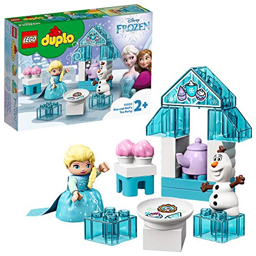 LEGO DUPLO Princess - Fiesta de Té de Elsa y Olaf, Juguete Inspirado en la Película Frozen II, Incluye dos Personajes de la Película para Recrear las Aventuras, A Partir de 2 Años (10920)
