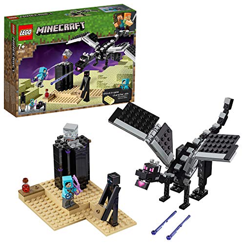 LEGO Minecraft - La Batalla en el End, juguete divertido de construcción y aventuras basado en el videojuego (21151) LEGO Minecraft - La Batalla en el End, juguete divertido de construcción y aventuras basado en el videojuego (21151)