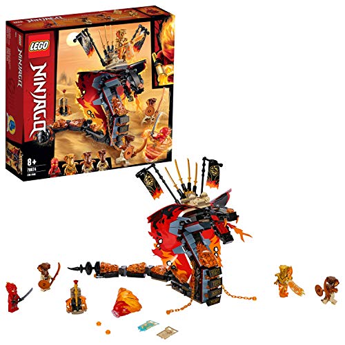 LEGO Ninjago - Colmillo de Fuego Set de construcción de Aventuras Ninja, incluye Minifiguras de Guerreros y una Serpiente Escupefuego, Novedad 2019 (70674) , color/modelo surtido LEGO Ninjago - Colmillo de Fuego Set de construcción de Aventuras Ninja, incluye Minifiguras de Guerreros y una Serpiente Escupefuego, Novedad 2019 (70674) , color/modelo surtido