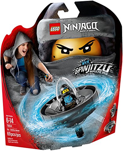 LEGO- Ninjago Nya: Maestra del Spinjitzu, Color plateado (70634L)