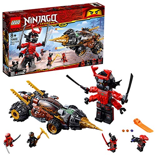 LEGO Ninjago - Perforadora de Cole, samurai gigante de juguete divertido de construcción para aventuras de ninjas (70669)