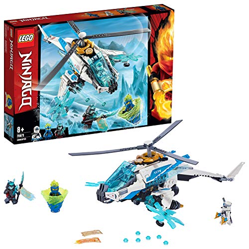 LEGO Ninjago - Shuricóptero Set de construcción de Helicóptero Ninja de juguete, incluye dos Samurais de juguete, Novedad 2019 (70673) , color/modelo surtido