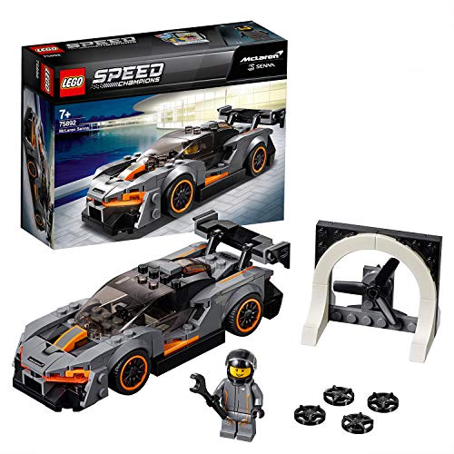 LEGO Speed Champions - McLaren Senna Speed Champions Juguete de Construcción, Coche de Carreras Deportivo Coleccionable, Set Recomendado a partir de 7 Años (75892)