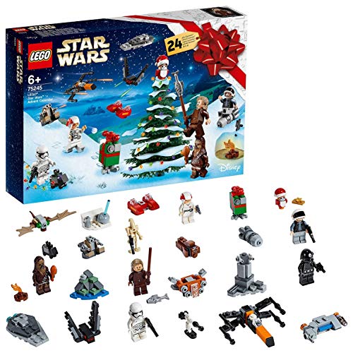 LEGO Star Wars - Calendario de Adviento 2019, Set de Cuenta Atrás para Navidad con 24 Juguetes de Construcción, Incluye 6 Minifiguras y 4 Droides (75245) LEGO Star Wars - Calendario de Adviento 2019, Set de Cuenta Atrás para Navidad con 24 Juguetes de Construcción, Incluye 6 Minifiguras y 4 Droides (75245)