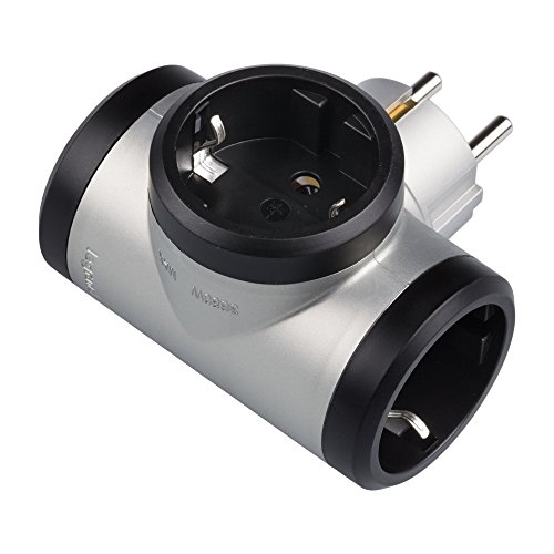 Legrand 50664 Adaptador Enchufe, Triple, Gris Legrand 50664 Adaptador Enchufe, Triple, Gris