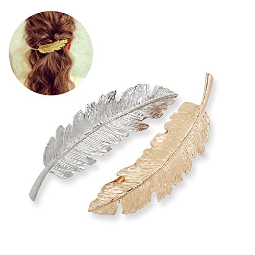 LEORX Horquillas pelo delicado Clip Pin garra accesorios broches tocado estilo joyería del pelo -2pcs