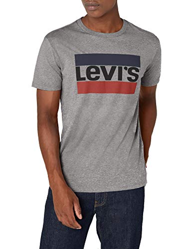 Levi's Graphic Camiseta, 84 Sportswear Logo Grey Midtone Grey Htr, S para Hombre Levi's Graphic Camiseta, 84 Sportswear Logo Grey Midtone Grey Htr, S para Hombre