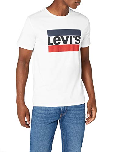 Levi's Sportswear Logo Graphic - Camiseta para Hombre, Blanco (84 Sportswear Logo White 0000), X-Large