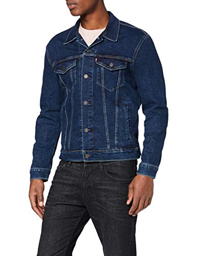 Levi's The Jacket Chaqueta vaquera, Blue (Moon Lit Trucker 0466), L para Hombre Levi's The Jacket Chaqueta vaquera, Blue (Moon Lit Trucker 0466), L para Hombre