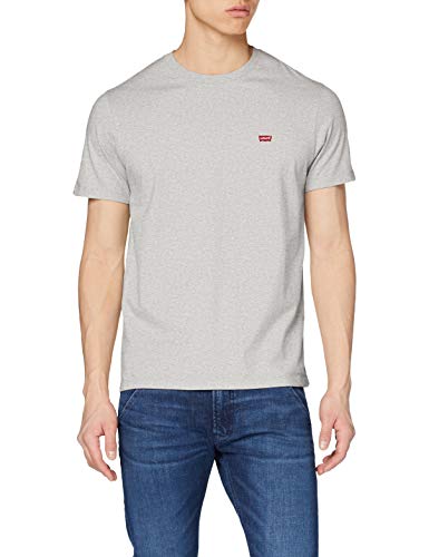 Levi's The Original tee Camiseta, Grey (Cotton + Patch Medium Grey Heather Emb 0015), XX-Large para Hombre Levi's The Original tee Camiseta, Grey (Cotton + Patch Medium Grey Heather Emb 0015), XX-Large para Hombre