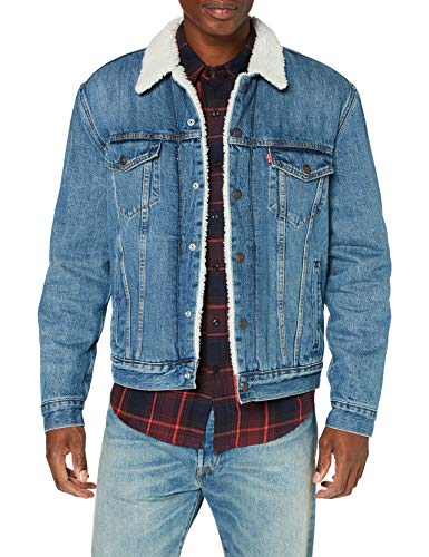 Levi's Type 3 Chaqueta, Fable Sherpa Trucker, L para Hombre