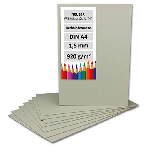 Libro Binder cartón DIN A4 (grosor 1,5 mm, gramaje: 920 g/m² | Formato: 297 x 210 mm Libro Binder cartón DIN A4 (grosor 1,5 mm, gramaje: 920 g/m² | Formato: 297 x 210 mm