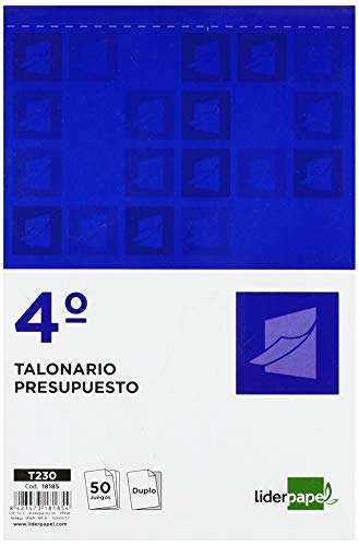 Liderpapel - T230 Talonario Presupuesto