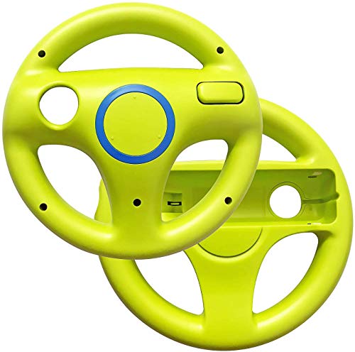 Link-e : 2 X Volante De Carreras Verde Compatible Con El Controlador De Wiimote En La Consola Nintendo Wii/Wii-U (Mando, Racing, Wheel...) Link-e : 2 X Volante De Carreras Verde Compatible Con El Controlador De Wiimote En La Consola Nintendo Wii/Wii-U (Mando, Racing, Wheel...)