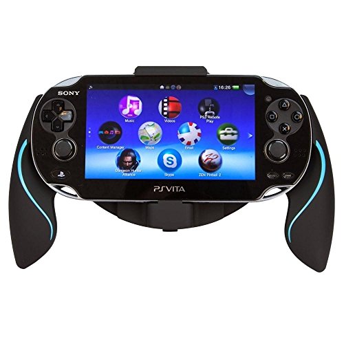 Link-e - Joystick ergonómico negro / azul para consola PS Vita 1000 Link-e - Joystick ergonómico negro / azul para consola PS Vita 1000