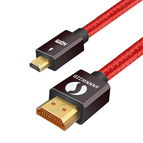 LinkinPerk - Cable micro-HDMI a HDMI, alta velocidad, Compatible con Ethernet, 3D, 4K y retorno de audio LinkinPerk - Cable micro-HDMI a HDMI, alta velocidad, Compatible con Ethernet, 3D, 4K y retorno de audio