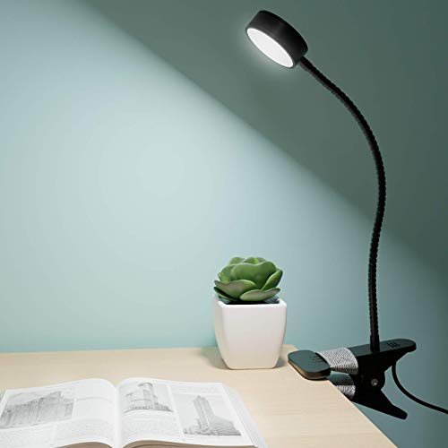 Litogo Lampara Pinza LED, 25 LED Lampara Escritorio Pinza, con Puerto de Carga USB Luz Lectura con Protección Ocular y Ahorro de Energía Lampara Lectura, 360° Cuello Flexible Ajustable Luz para Leer Litogo Lampara Pinza LED, 25 LED Lampara Escritorio Pinza, con Puerto de Carga USB Luz Lectura con Protección Ocular y Ahorro de Energía Lampara Lectura, 360° Cuello Flexible Ajustable Luz para Leer