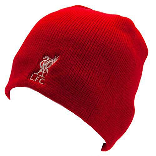 Liverpool F.C. F.C. - Gorro de lana, color rojo Liverpool F.C. F.C. - Gorro de lana, color rojo