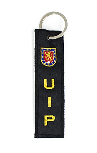 Llavero Policía UIP Bordado