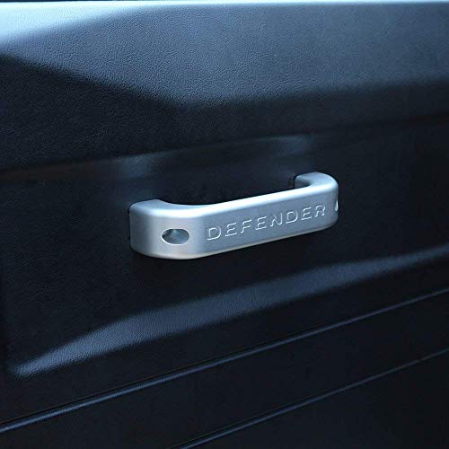 LLKUANG Tirador de puerta de repuesto de aleación de aluminio para Land Rover Defender 110 90 130 (estilo B)