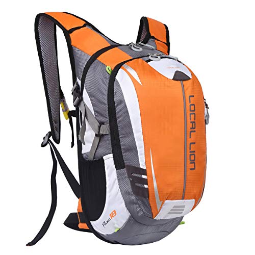 Local Lion 18L Mochila de Ciclismo de Deportes al Aire Libre de Senderismo Excursion Multifuncional Nylon para Unisex Color Amarillo Local Lion 18L Mochila de Ciclismo de Deportes al Aire Libre de Senderismo Excursion Multifuncional Nylon para Unisex Color Amarillo