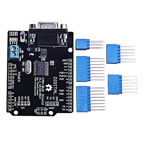 Lorenlli Ajuste MCP2515 Puede Tarjeta de Desarrollo de la Placa de Expansión del Bus Módulo Controlador de Expansión del Conector de Interfaz SPI para Arduino Lorenlli Ajuste MCP2515 Puede Tarjeta de Desarrollo de la Placa de Expansión del Bus Módulo Controlador de Expansión del Conector de Interfaz SPI para Arduino