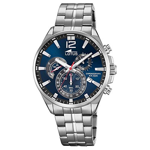 Lotus Reloj Cronógrafo para Hombre de Cuarzo con Correa en Acero Inoxidable 10136/3 Lotus Reloj Cronógrafo para Hombre de Cuarzo con Correa en Acero Inoxidable 10136/3
