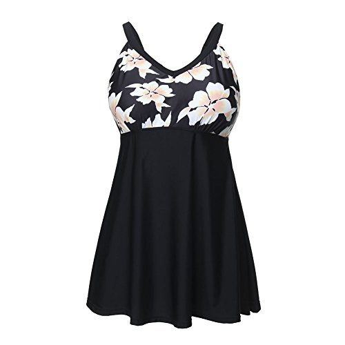 Lover-Beauty Conjunto Bikini Mujer Dos Piezas Estampado Falda Verano Talla Grande XL-4XL Volante Flounce para Playa Lover-Beauty Conjunto Bikini Mujer Dos Piezas Estampado Falda Verano Talla Grande XL-4XL Volante Flounce para Playa